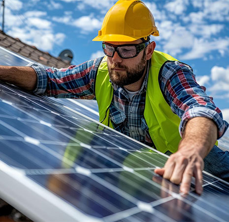 Solar panel installation in F-7 by Best Solar Company PK