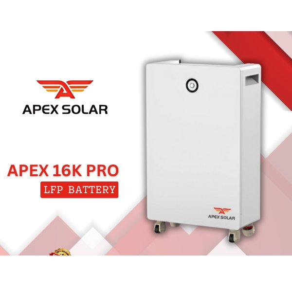APEX 16K Pro – Lithium Battery (LFP Technology)