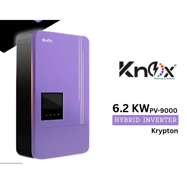 KNOX 6.2 KW HYBRID INVERTER PV-9000 Krypton – Reliable Power Solution
