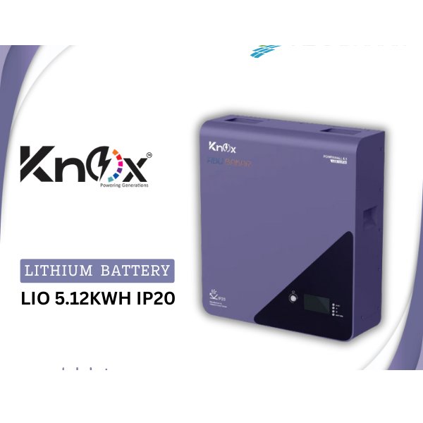 Knox LIO 5.12KWH IP20 Lithium Battery